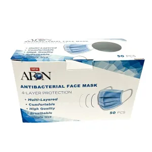 AEON SURGICAL FACE MASK 4 LAYERS 50PCS