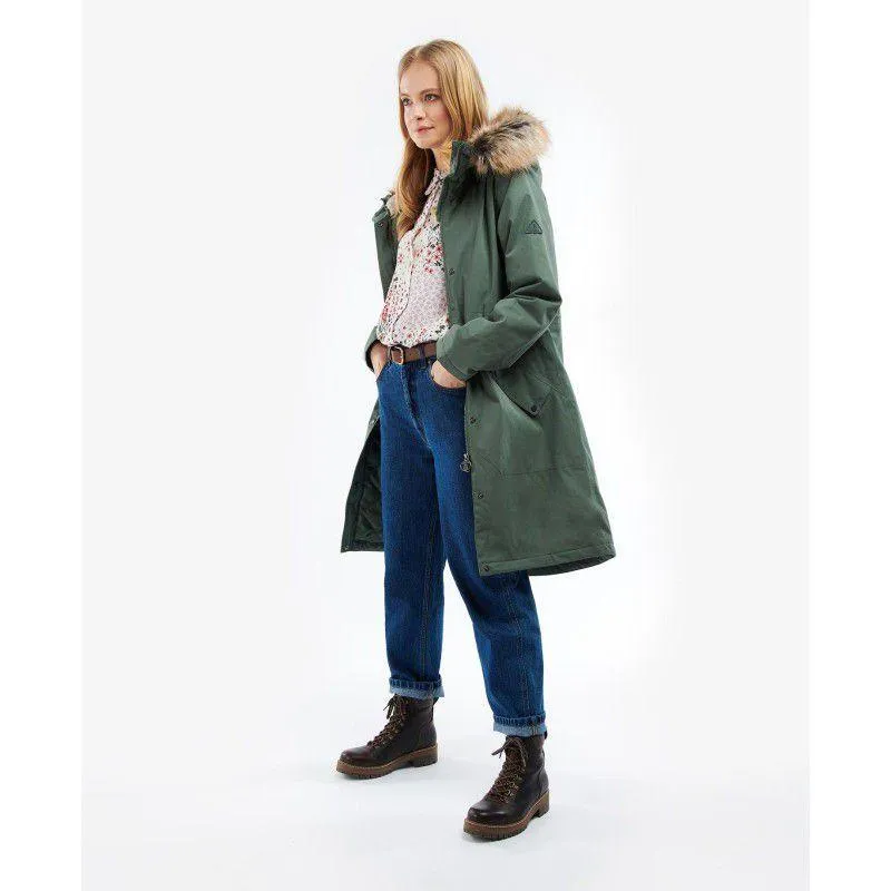 Barbour Belgrave Ladies Waterproof Jacket - Alchemy Green