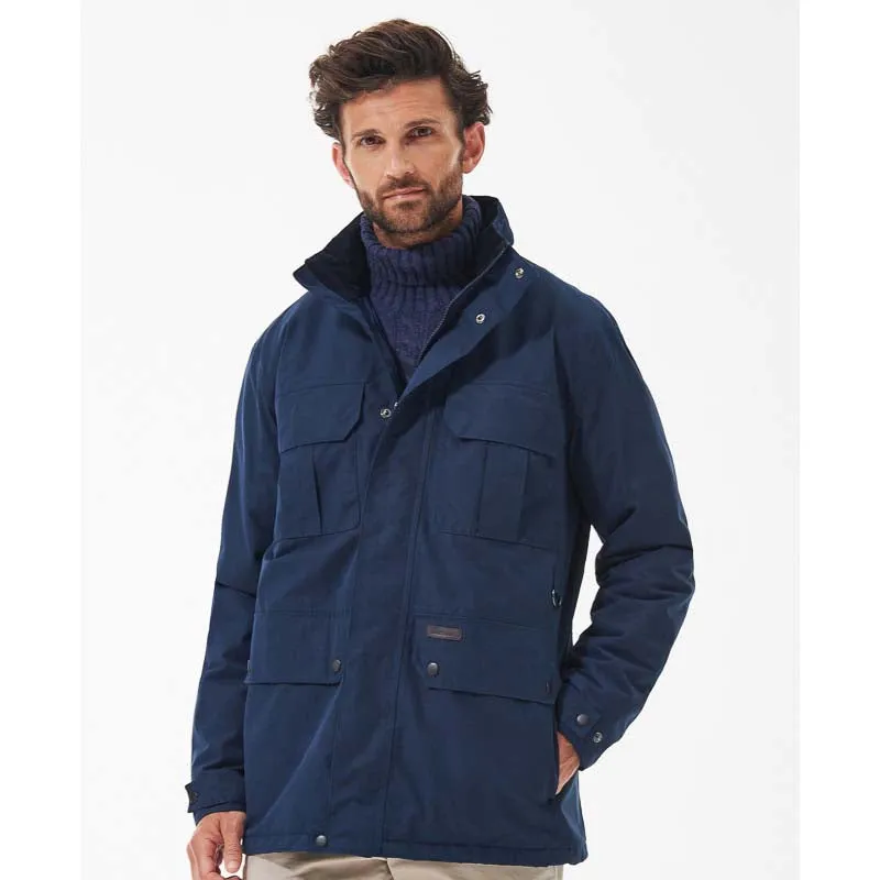 Barbour Malcolm Mens Waterproof Jacket - Navy