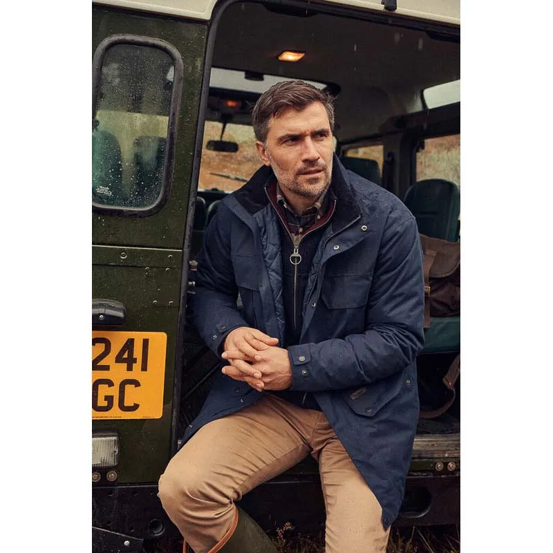 Barbour Malcolm Mens Waterproof Jacket - Navy