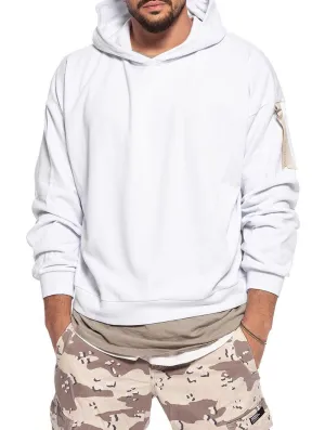 BASIC HOODIE IN WHITE