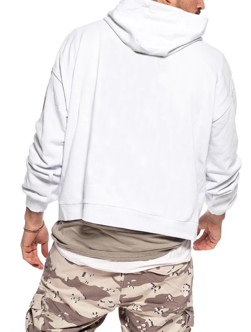 BASIC HOODIE IN WHITE