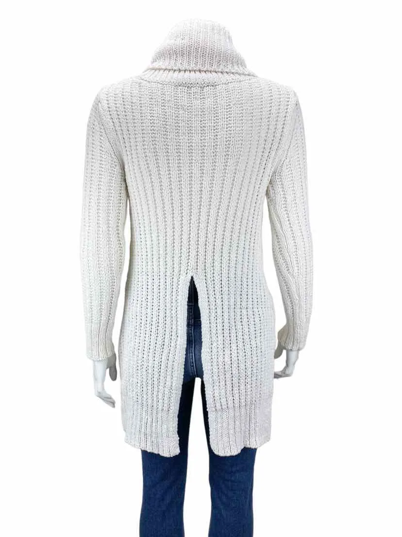 BCBG MAXAZRIA, Women's Chunky Cowl Sweater, Ivory, Size XS