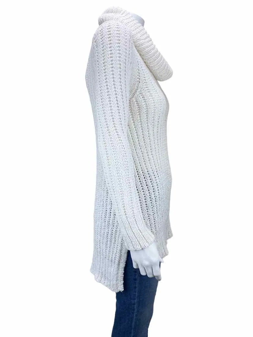 BCBG MAXAZRIA, Women's Chunky Cowl Sweater, Ivory, Size XS