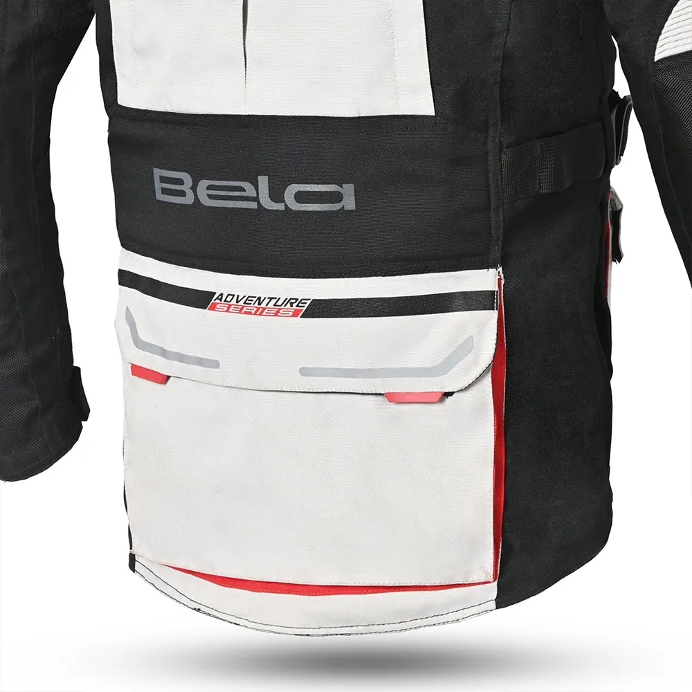 Bela Transformer Motorcycle Touring Jacket White Black Red