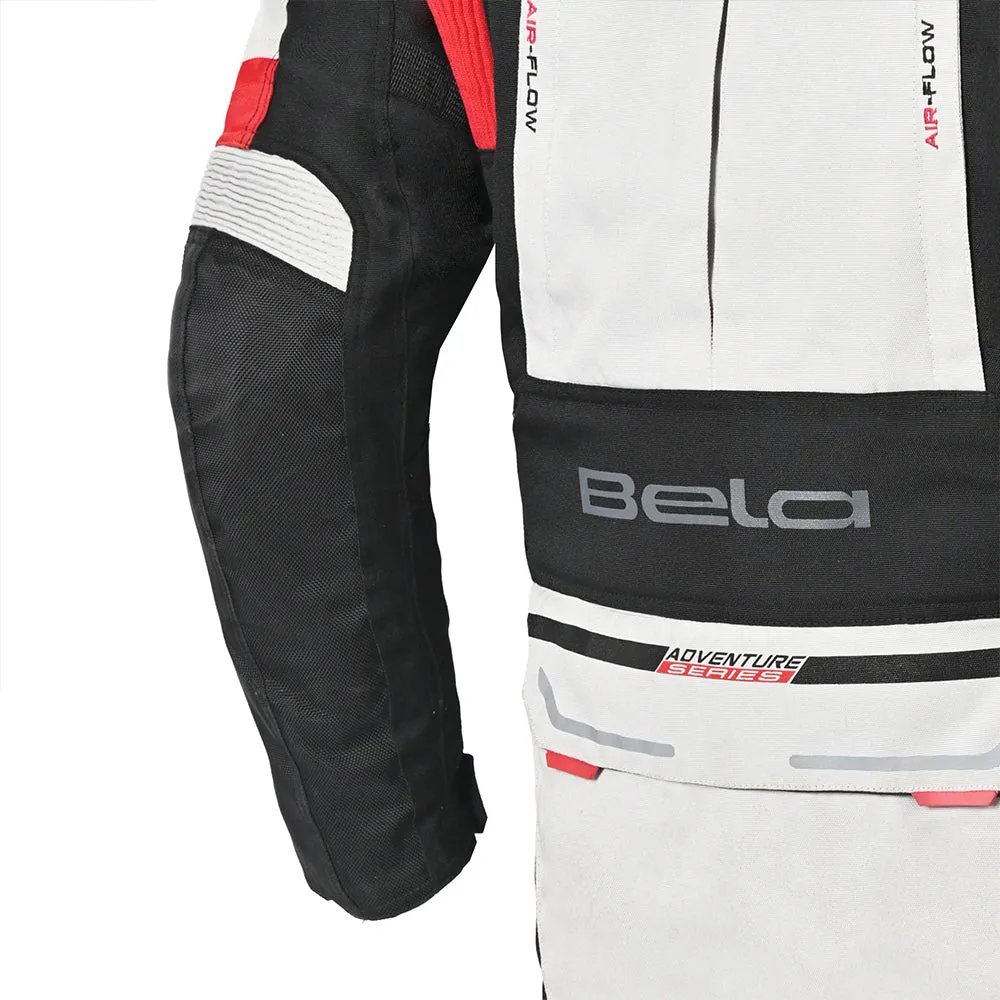 Bela Transformer Motorcycle Touring Jacket White Black Red