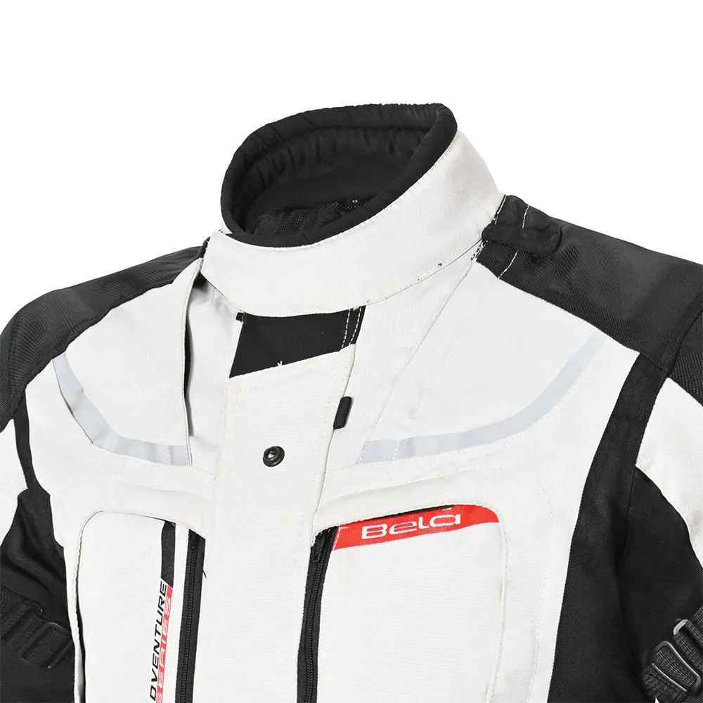 Bela Transformer Motorcycle Touring Jacket White Black Red