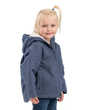 Berne Mens Steel Blue 100% Cotton Toddler Hooded Coat