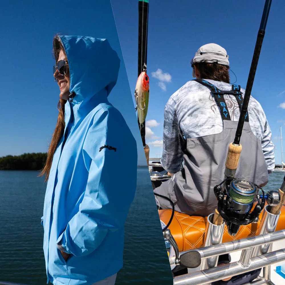 Boca Grande Bib   Light Blue Jacket