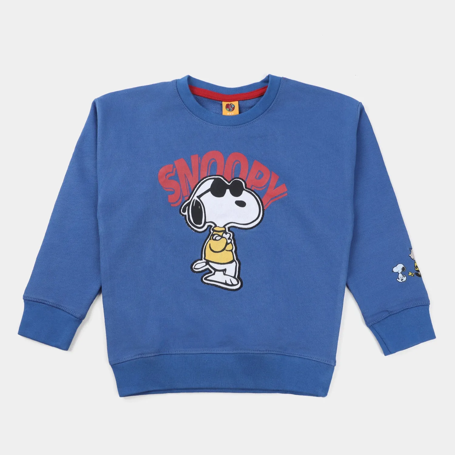 Boys Fleece Sweatshirt Snoopy-Blue