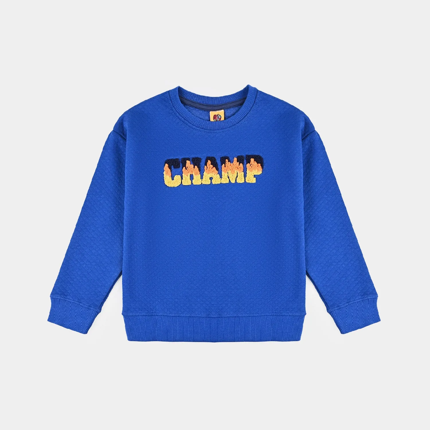 Boys Quilted SweatShirt Champ-Blue