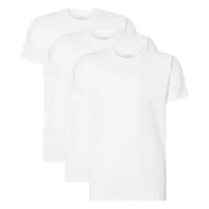 Calvin Klein Cotton Classics Crew Neck T-Shirt 3 Pack - White