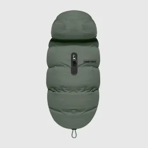 classic waterproof puffer - forest green