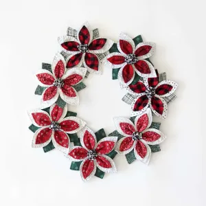 Coats & Clark Sewing Quilted Poinsettia Garland