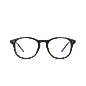 DUCO Blue Light Glasses Computer Gaming Glasses Retro Round Eyeglasses5206