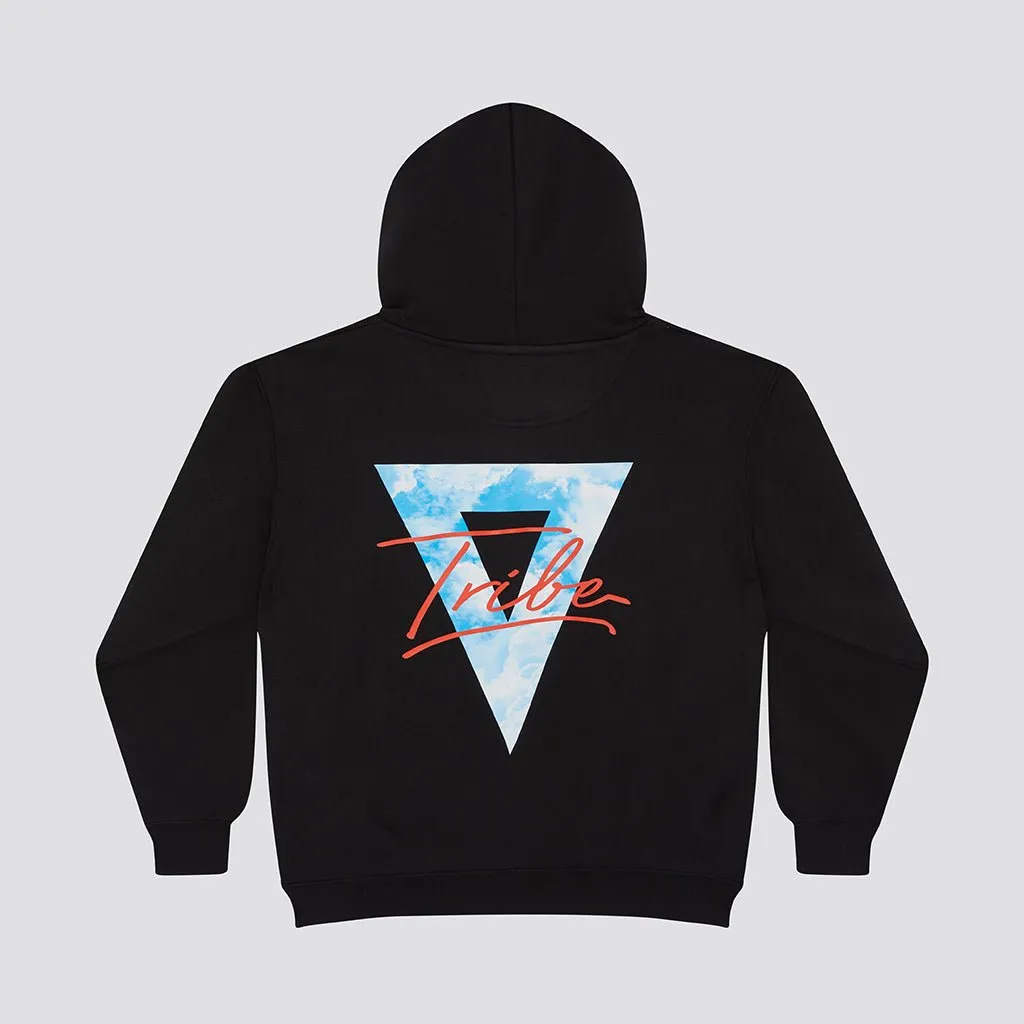 Dvine Tribe Clouds Hoodie - Black