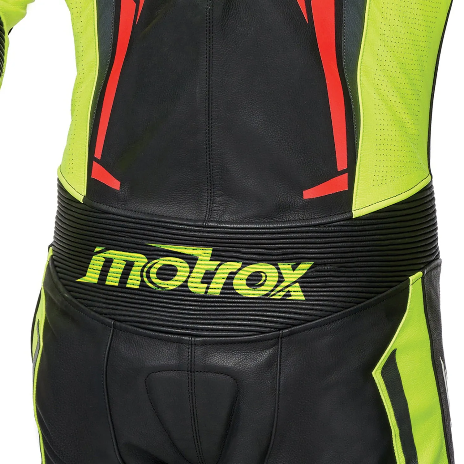 ESTORIL One-Piece Leather Race suit Mens Fluo Yellow