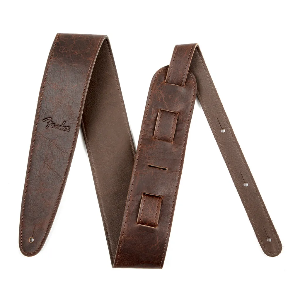 Fender Artisan Crafted Leather Strap Brown