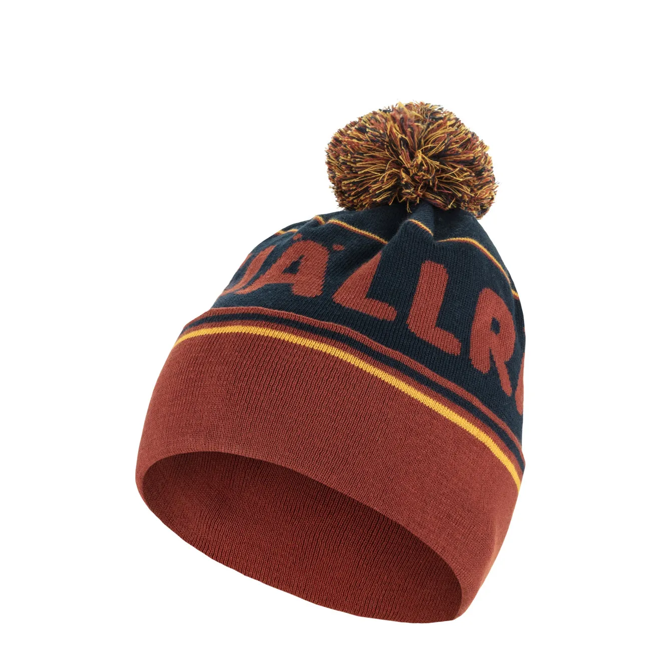 Fjallraven Pom Hat Autumn Leaf / Dark Navy