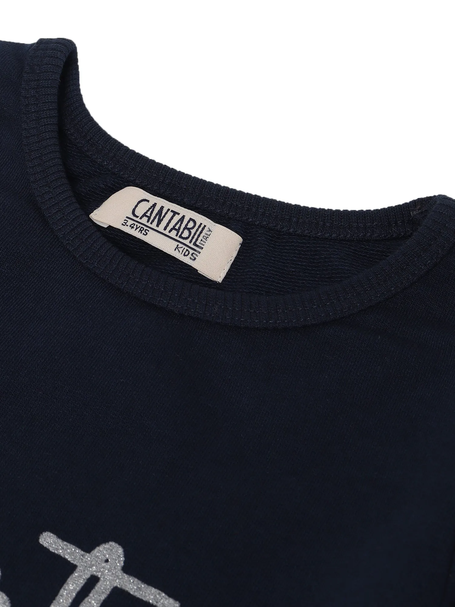 Girls Navy Blue T-Shirt