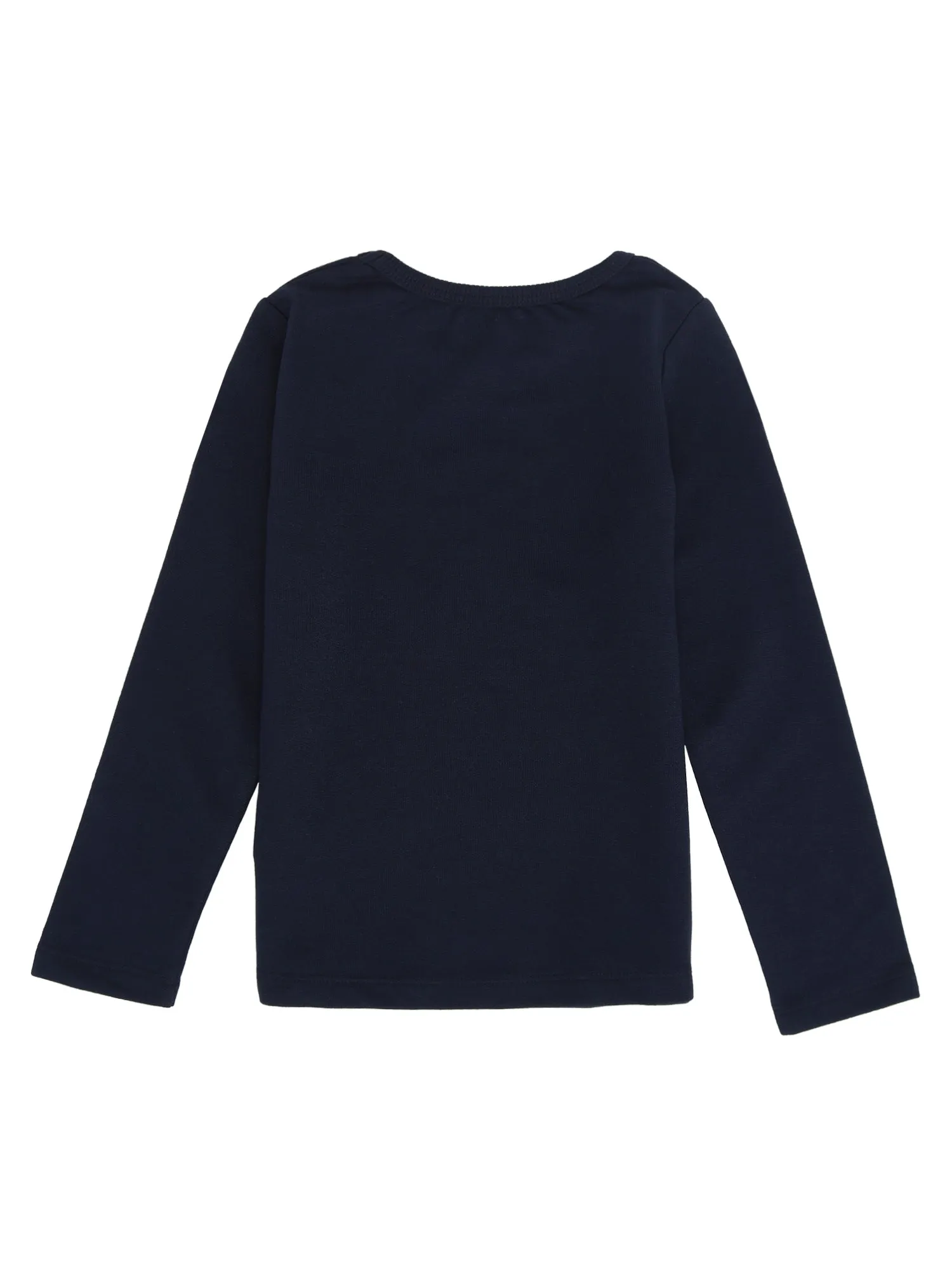 Girls Navy Blue T-Shirt