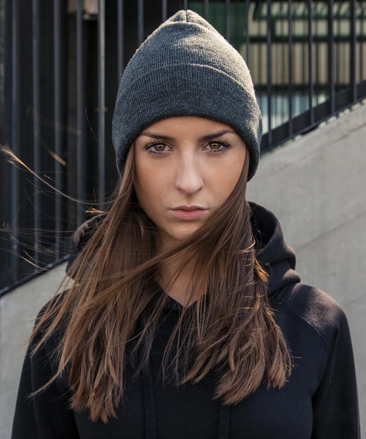 Heavy knit beanie | Navy