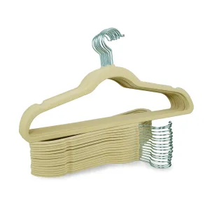 LimeLinen Velvet Hangers - Heavy Duty Non Slip - Coat Suit Hangers