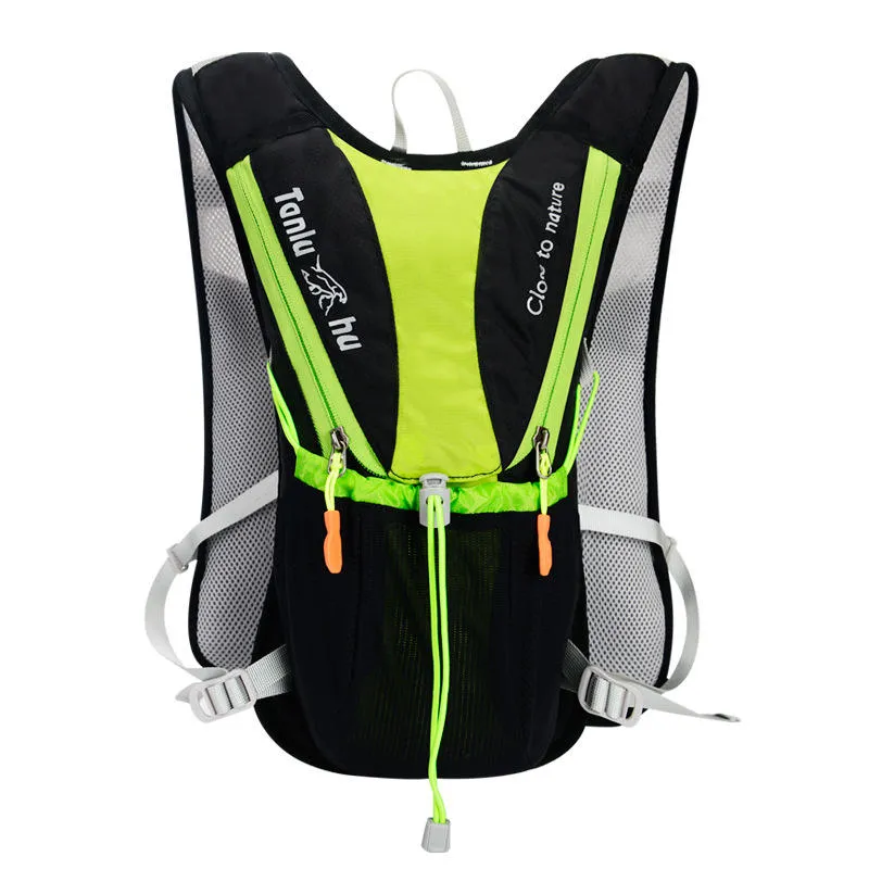 Nylon Outdoor Bags Hiking Backpack Vest Waterproof Running Cycling Backpack For 2L Water Bag For Men