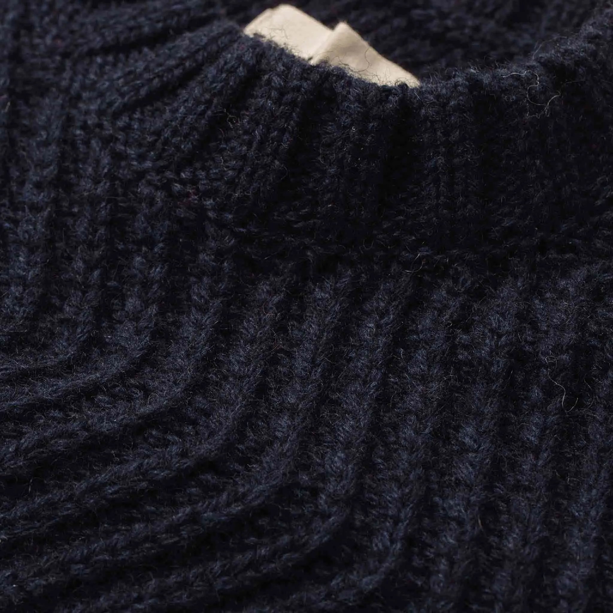 The Wave Sweater in Navy