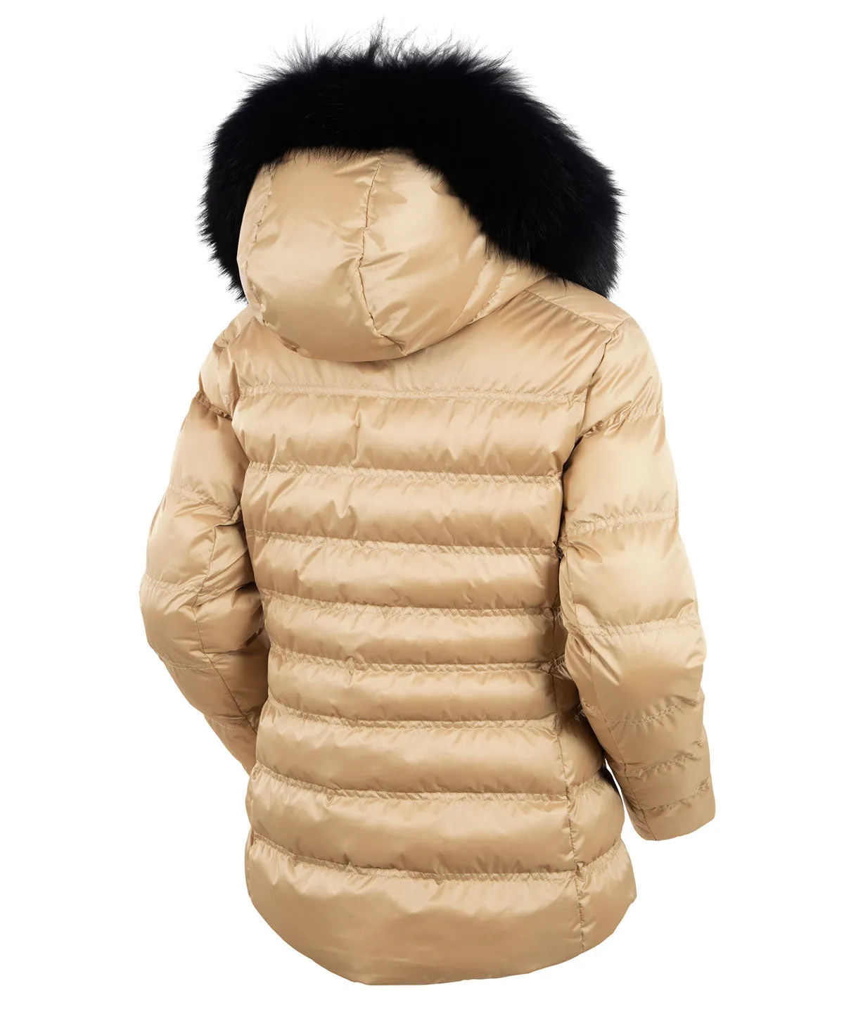 Women's Fiona Waterproof Quilted Stretch Jacket With Removable Fur Ruff