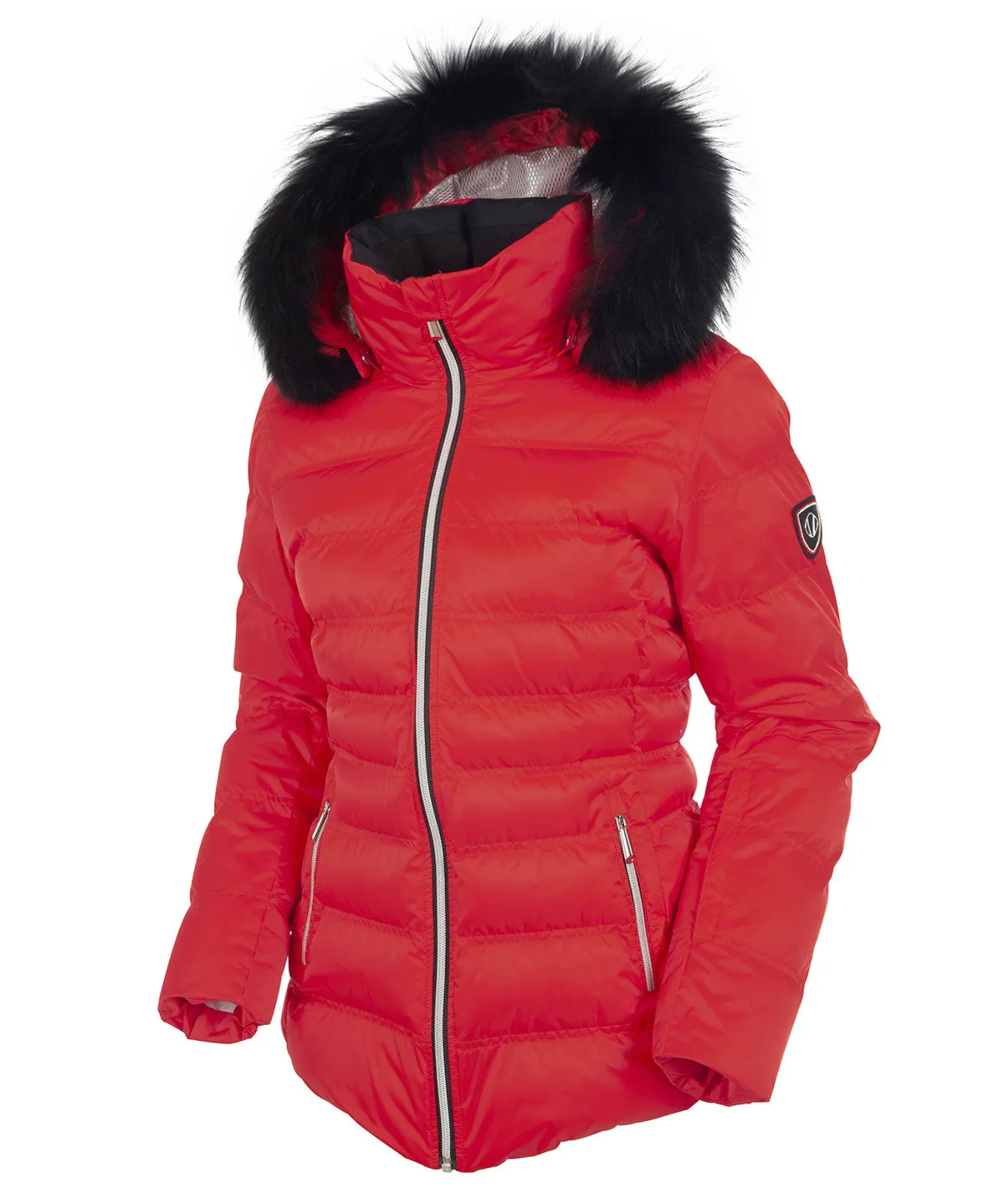 Women's Fiona Waterproof Quilted Stretch Jacket With Removable Fur Ruff