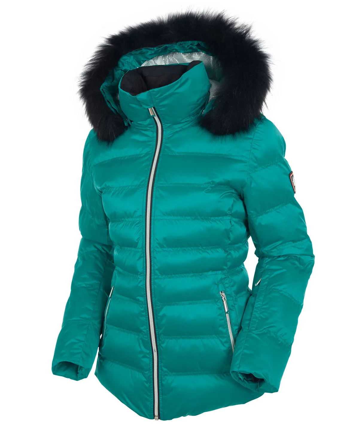 Women's Fiona Waterproof Quilted Stretch Jacket With Removable Fur Ruff