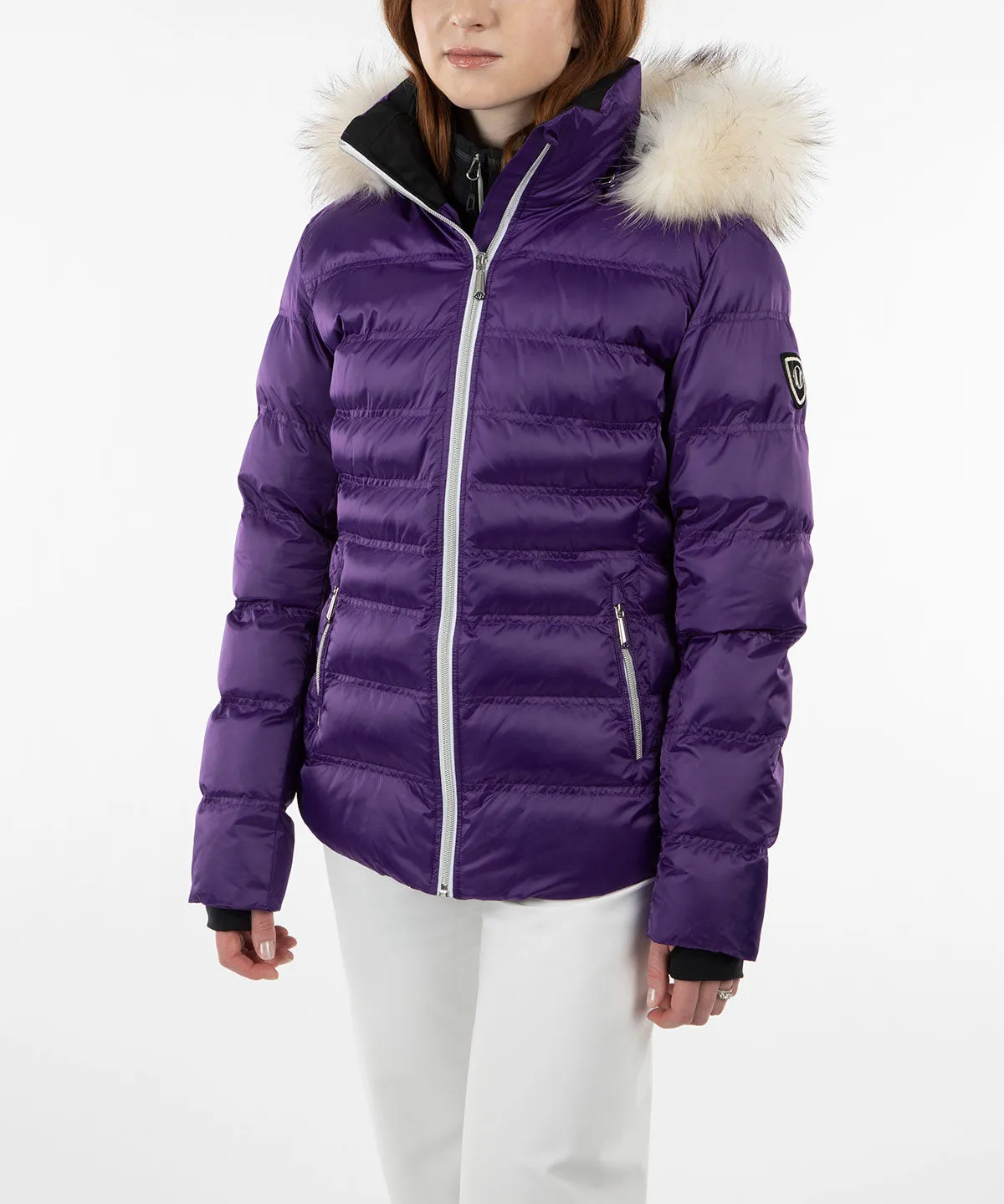 Women's Fiona Waterproof Quilted Stretch Jacket With Removable Fur Ruff