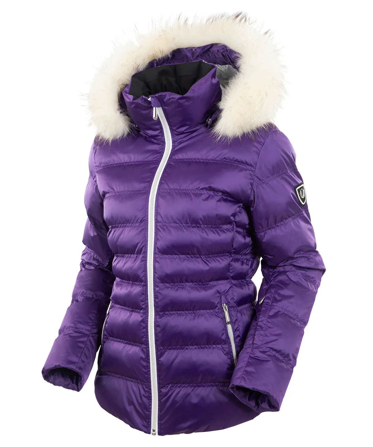 Women's Fiona Waterproof Quilted Stretch Jacket With Removable Fur Ruff