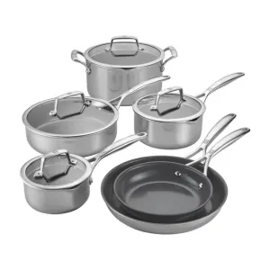 Zwilling 1017353 10 Piece Ultra-Nonstick 3-Ply Cookware Set